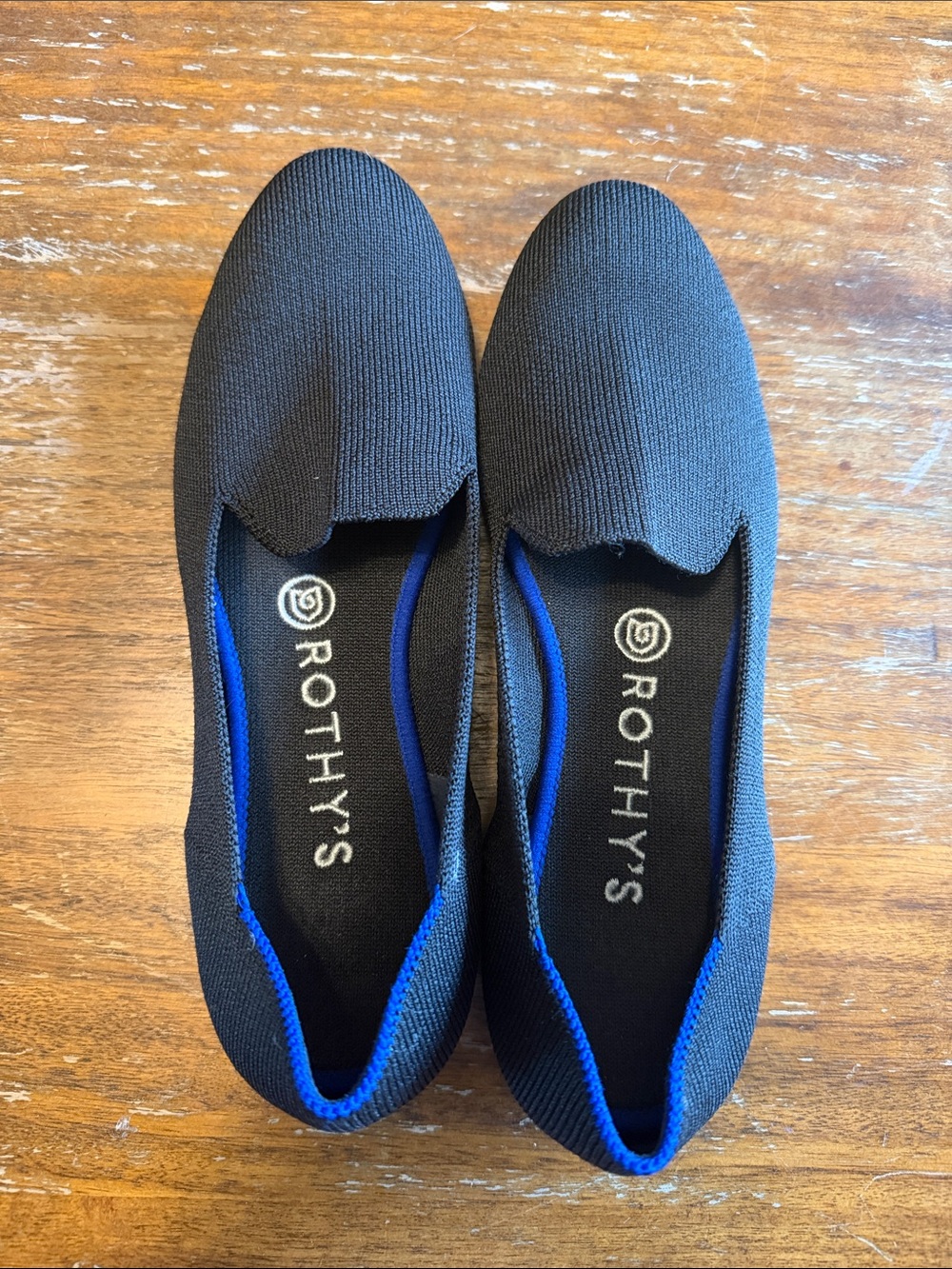 Rothy’s Black flats 7.5